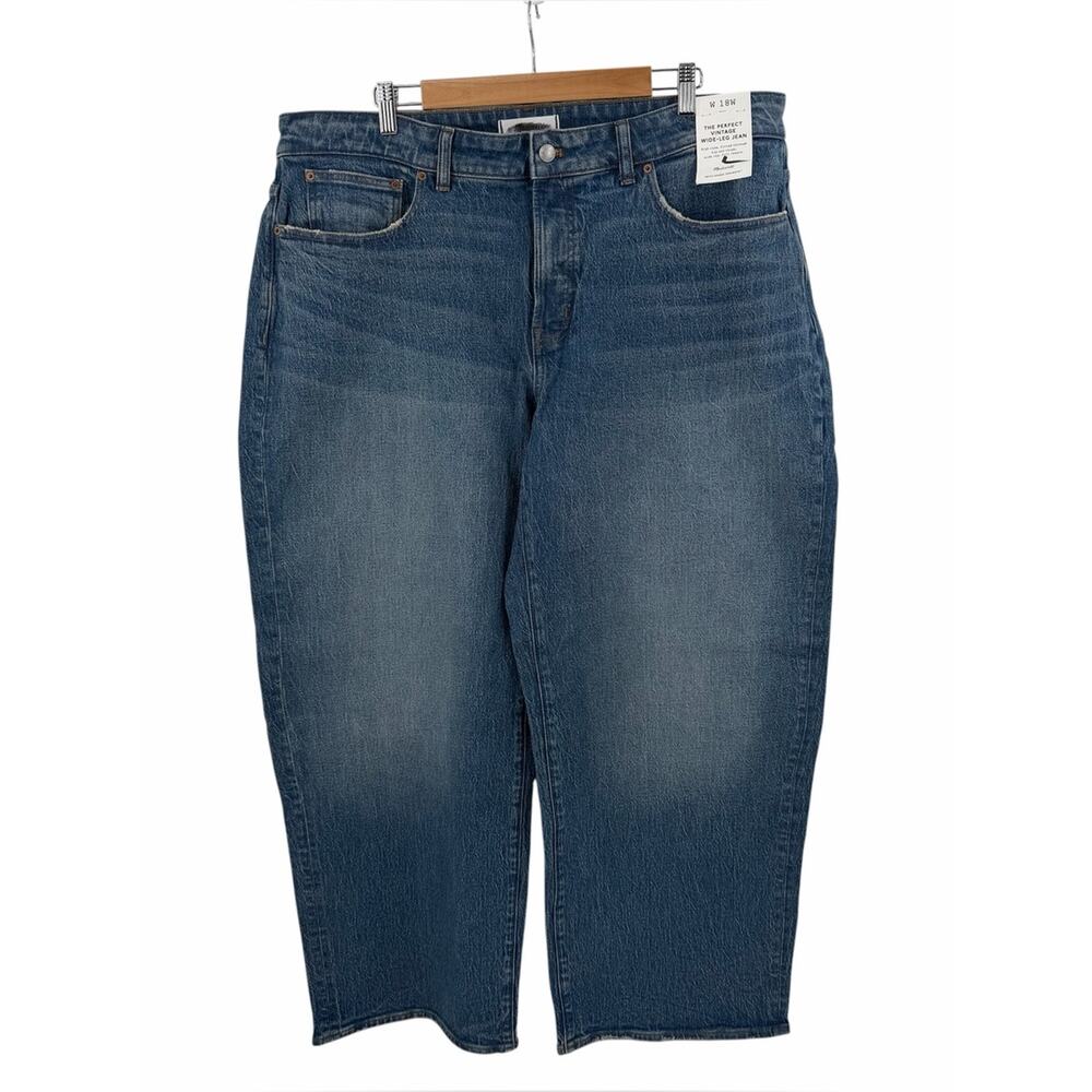 Madewell The Plus Perfect Vintage Wide-Leg Jean Size 18W - Picture 3 of 12